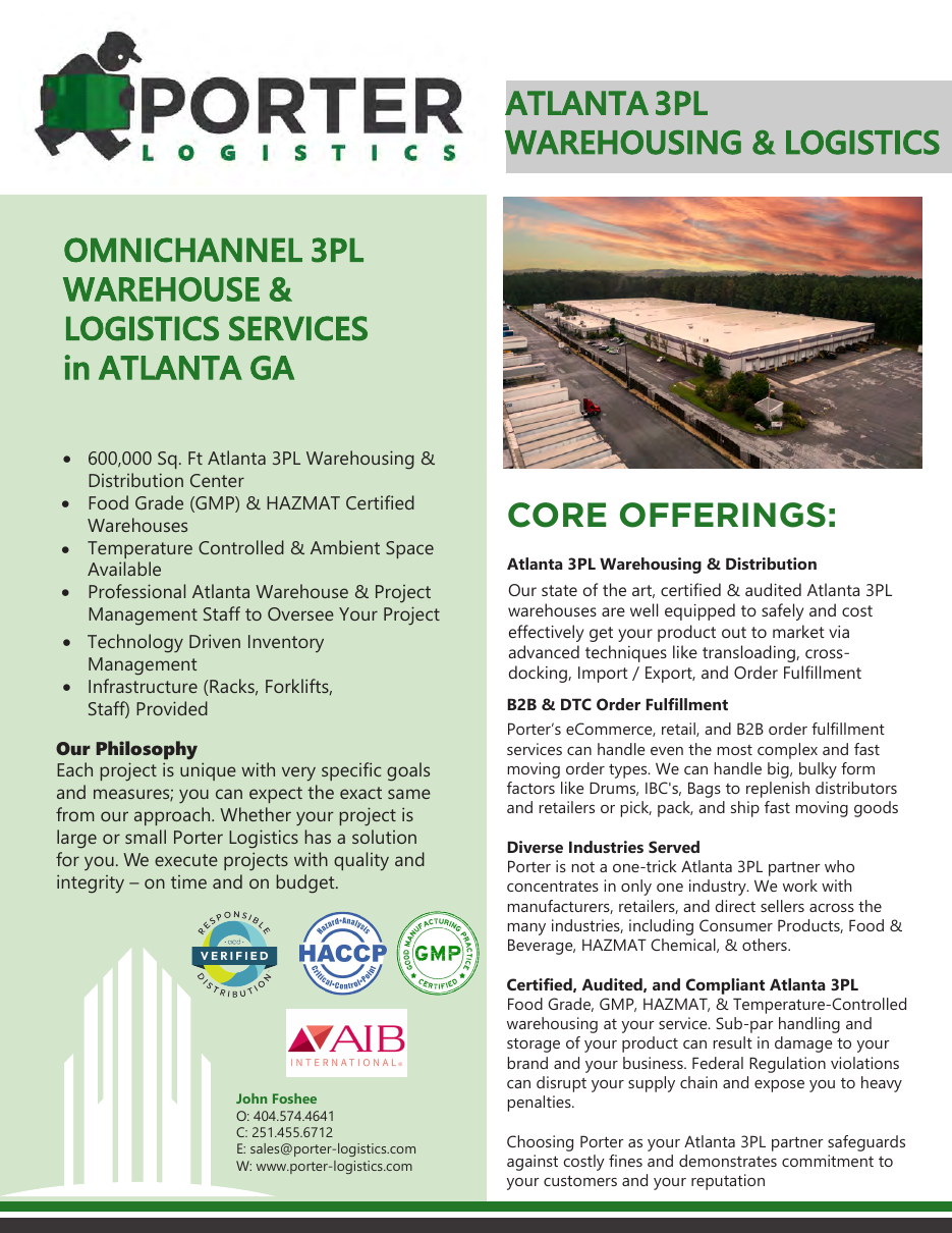 Atlanta 3PL Warehousing & Logistics case study